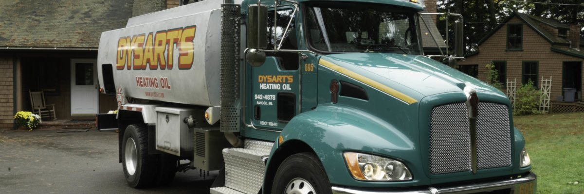 photo of dysart's heating oil truck